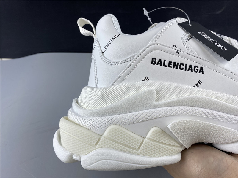 Ba*len*cia*ga triple s sneakers (white with logo) 524039 w06e2 2021
