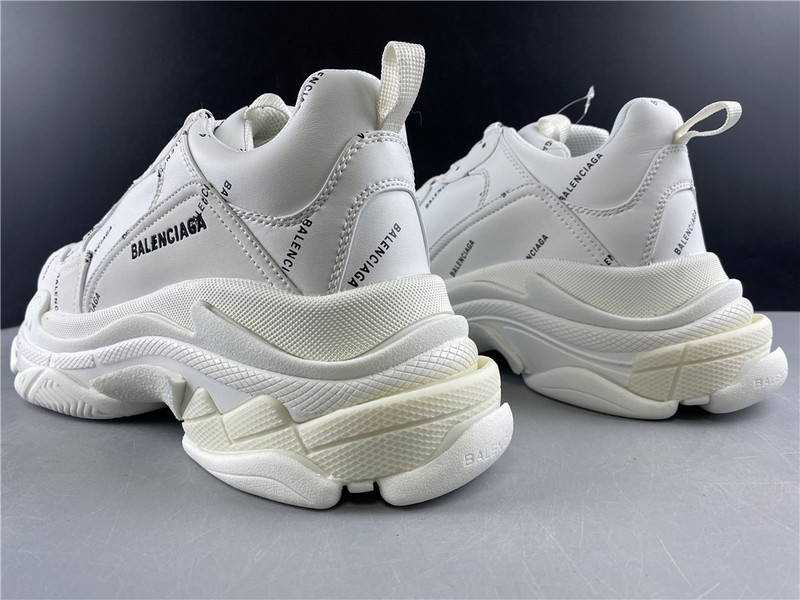 Ba*len*cia*ga triple s sneakers (white with logo) 524039 w06e2 2021