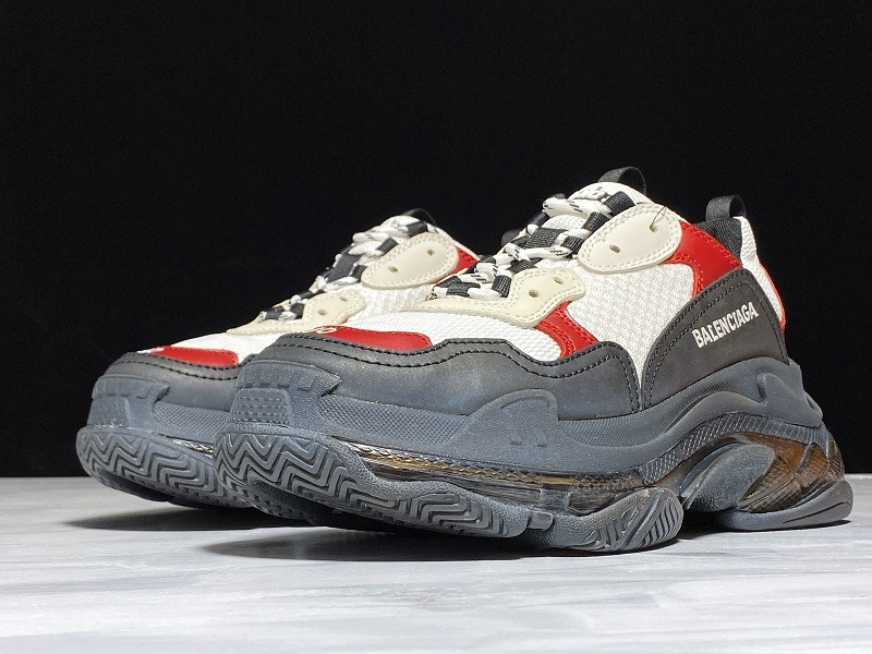 Ba*len*cia*ga triple-s sneaker (white red and black) 541624 w2fg1 1000
