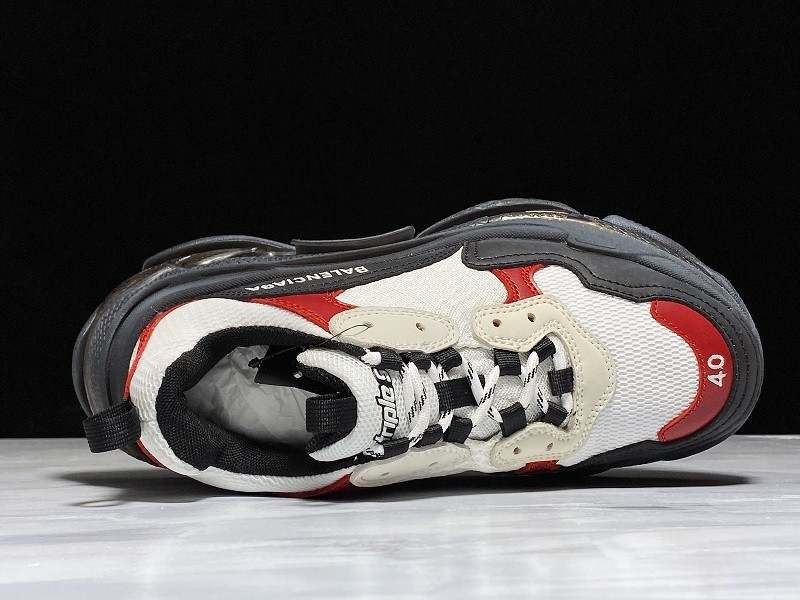 Ba*len*cia*ga triple-s sneaker (white red and black) 541624 w2fg1 1000
