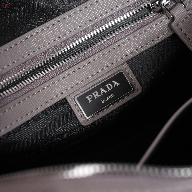 Pra*a saffiano leather shoulder bag