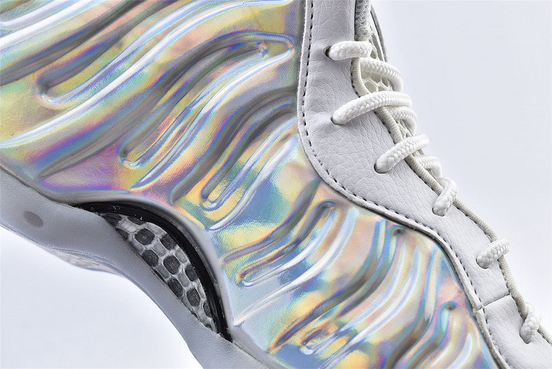 Nike Air Foamposite One Laser Silver White Basketball Shoes AA3963-105