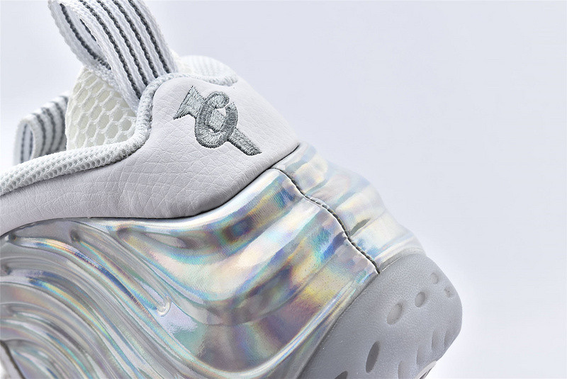Nike Air Foamposite One Laser Silver White Basketball Shoes AA3963-105