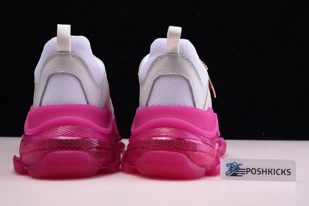 Ba*len*cia*ga triple s trainers clear sole pink white 544351 w0901 2281