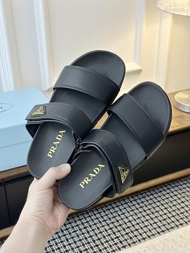 P*DA Slippers （MATTE BLACK)
