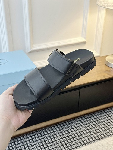 P*DA Slippers （MATTE BLACK)