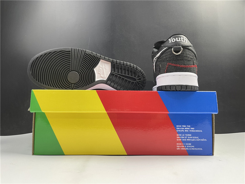Wasted Youth × Nike Dunk SB Low “Black” DD8386-001