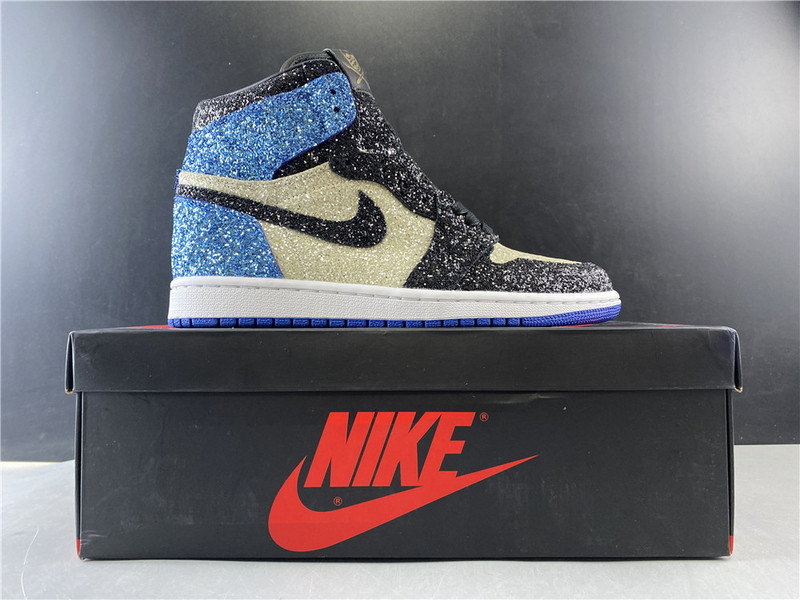 Air Jorden 1 X Fragment Design “Glitter” CK5566-400
