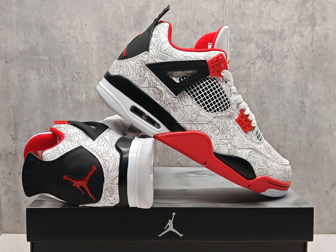 Jordan 4 Retro White Laser Men