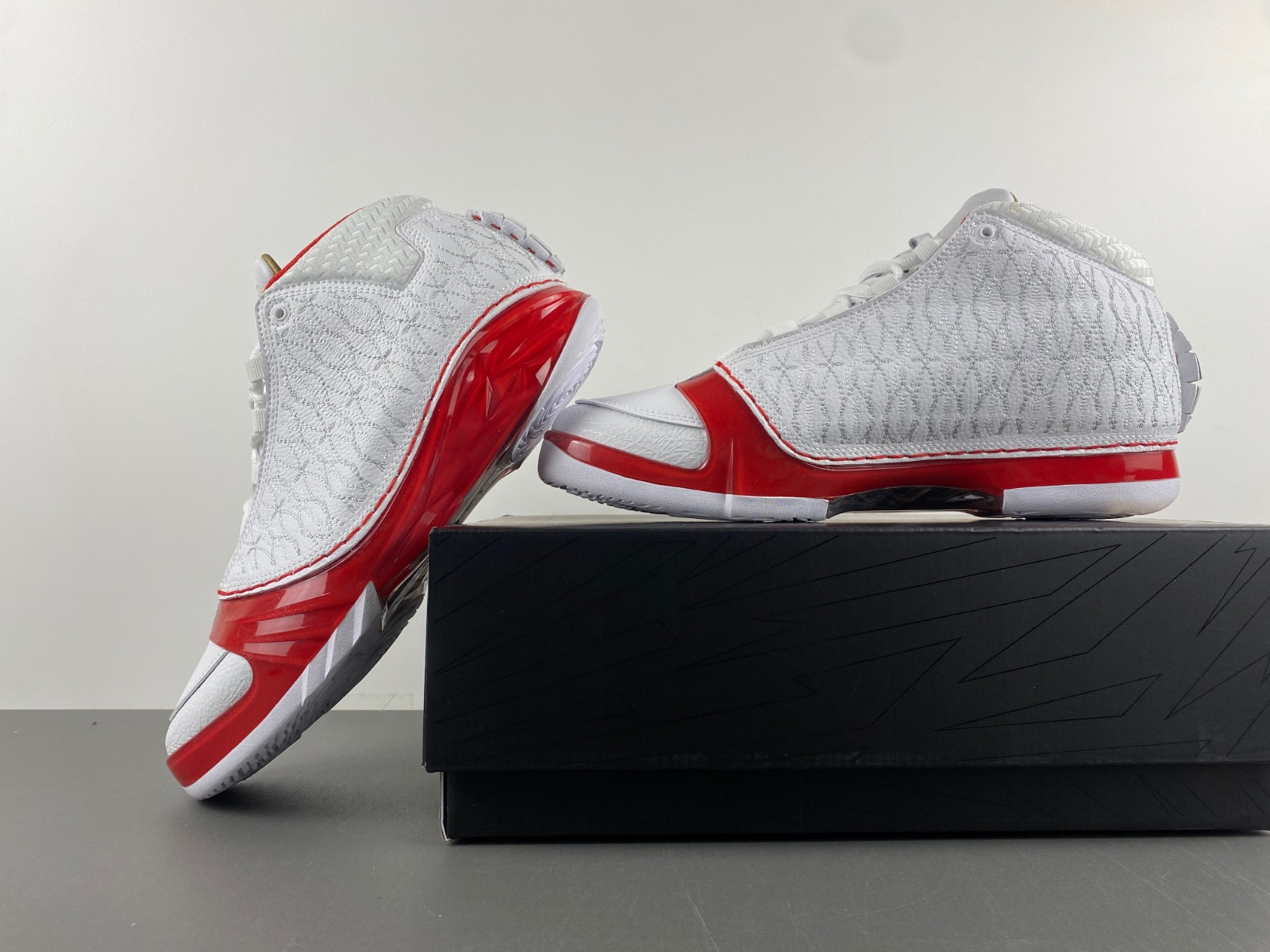 Jordan 23 White Varsity Red Men