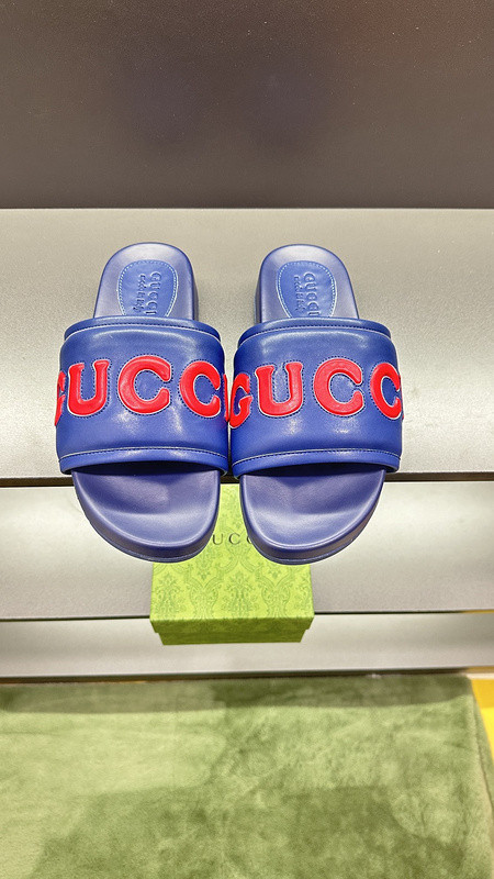 GUC LEATHER SLIDE