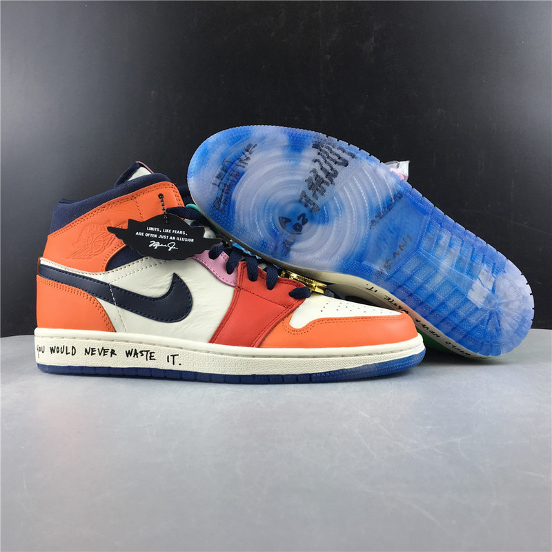 AIR JORDAN 1 MID SE FEARLESS MELODY EHSA CQ7629-100