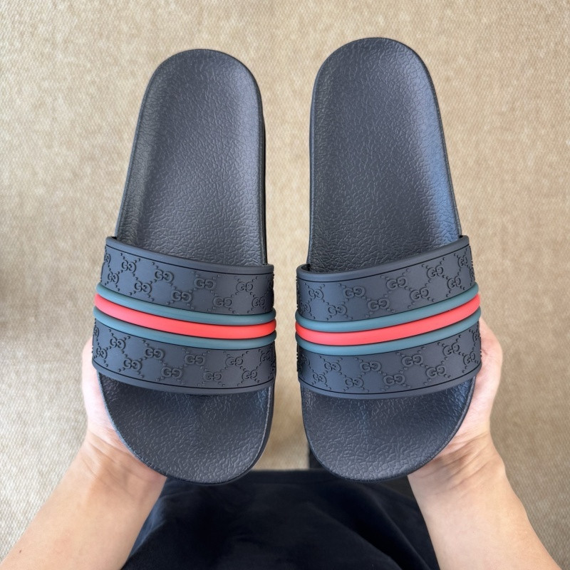 GUC LEATHER SLIDE