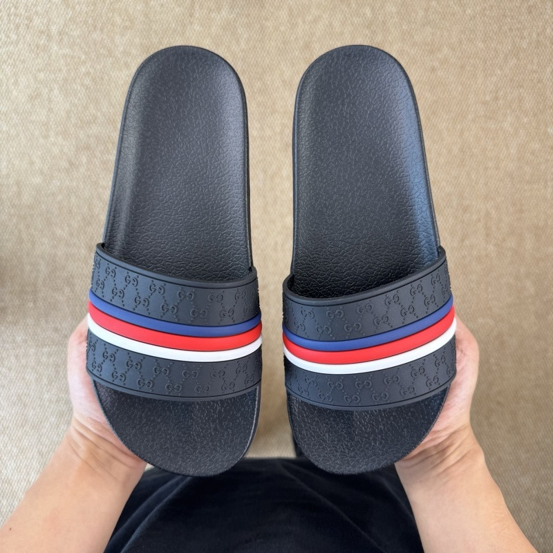 GUC LEATHER SLIDE