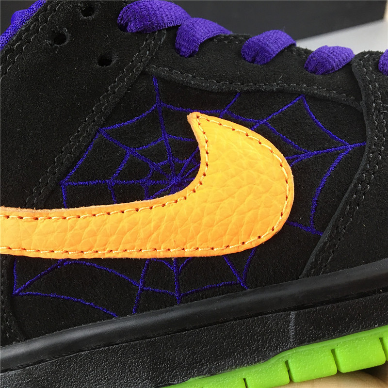 Nike SB Dunk Low Night of Mischief Halloween BQ6817 006( Normal shoe box)
