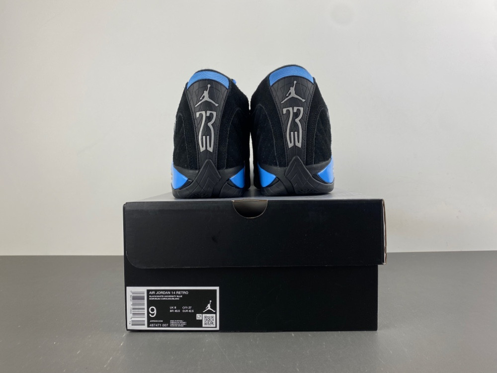Air Jordan 14 “Black/University Blue 2026 487471-002