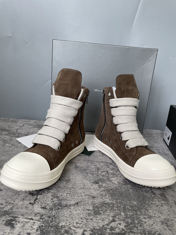 RICK 0WENS SNEAKERS (SUEDE)