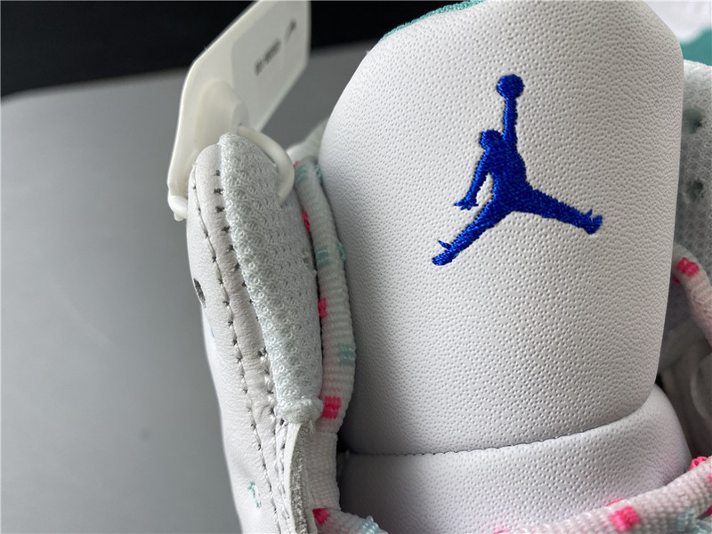 Jordan 13 Retro White Soar Green Pink (GS) 439358-100