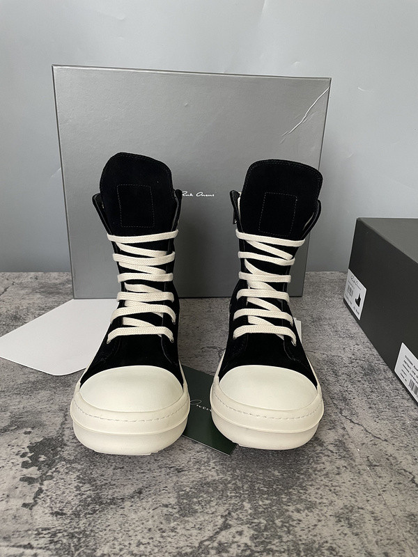 RICK 0WENS SNEAKERS(SUEDE)