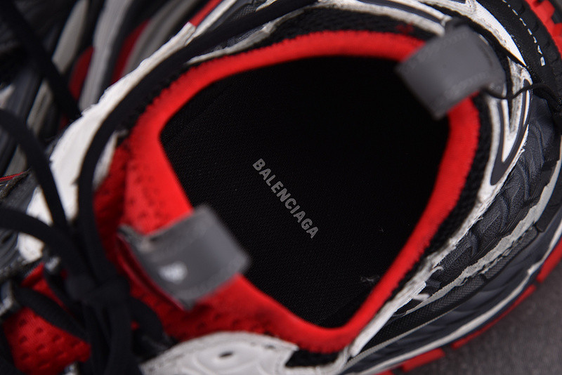 Ba1en*iaga black&red platform sneaker