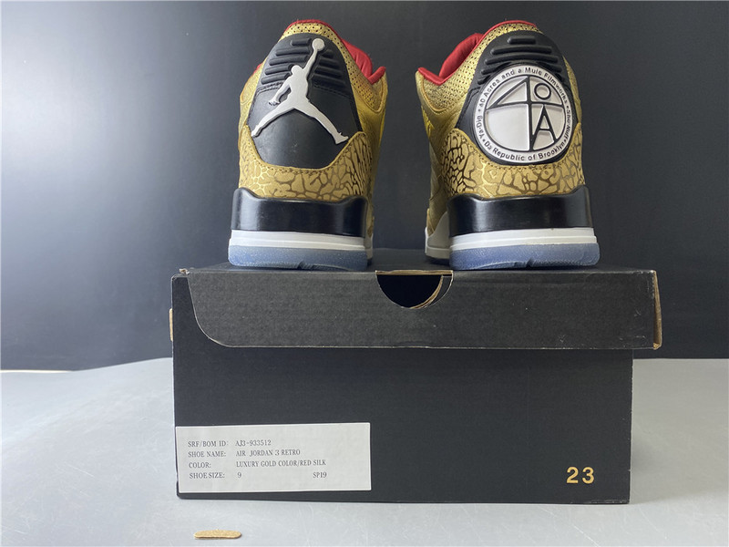 Jordan 3 JTH “Gold Oscars ” AJ3-933512