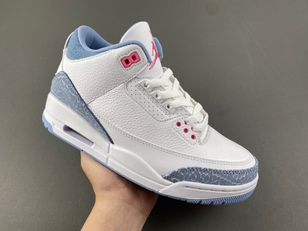 Air Jordan 3 GS "White/Cobalt Bliss" HQ0784-101