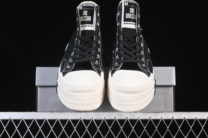 RICK 0WENS DRKSHDW X CONVERSE CHUCK 70 BLACK/WHITE