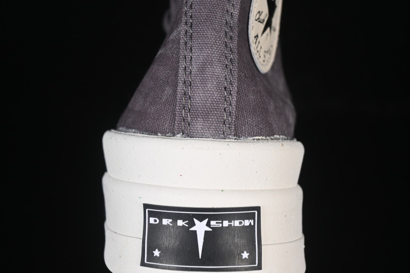 RICK OWENS DRKSHDW X CONVERSE CHUCK 70 GREY/WHITE