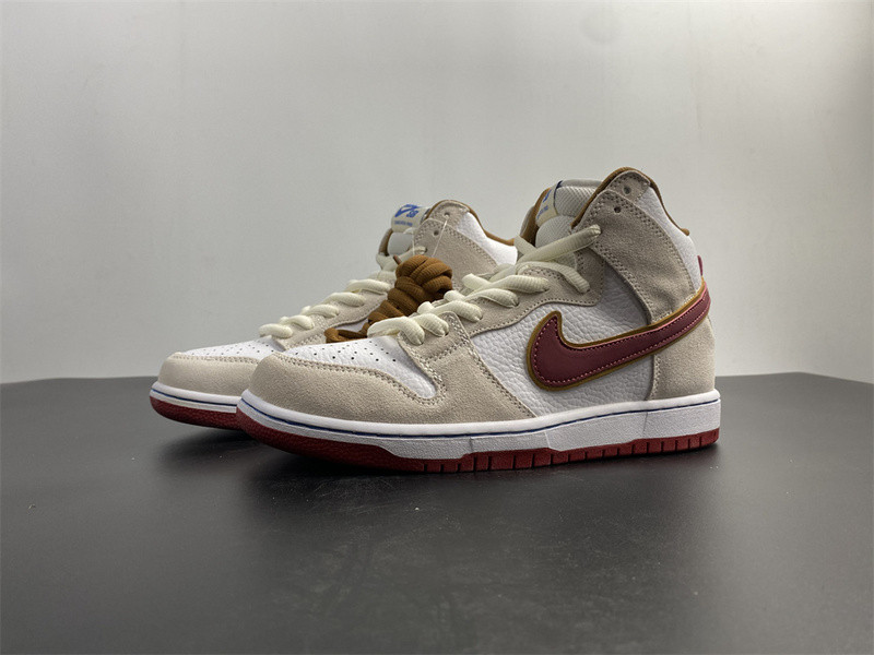 NIKE SB DUNK HIGH SAIL BRIGHT CRIMSON CV9499-100