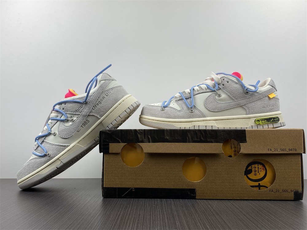 NIKE DUNK LOW OW LOT 38 OF 50 DJ0950-113