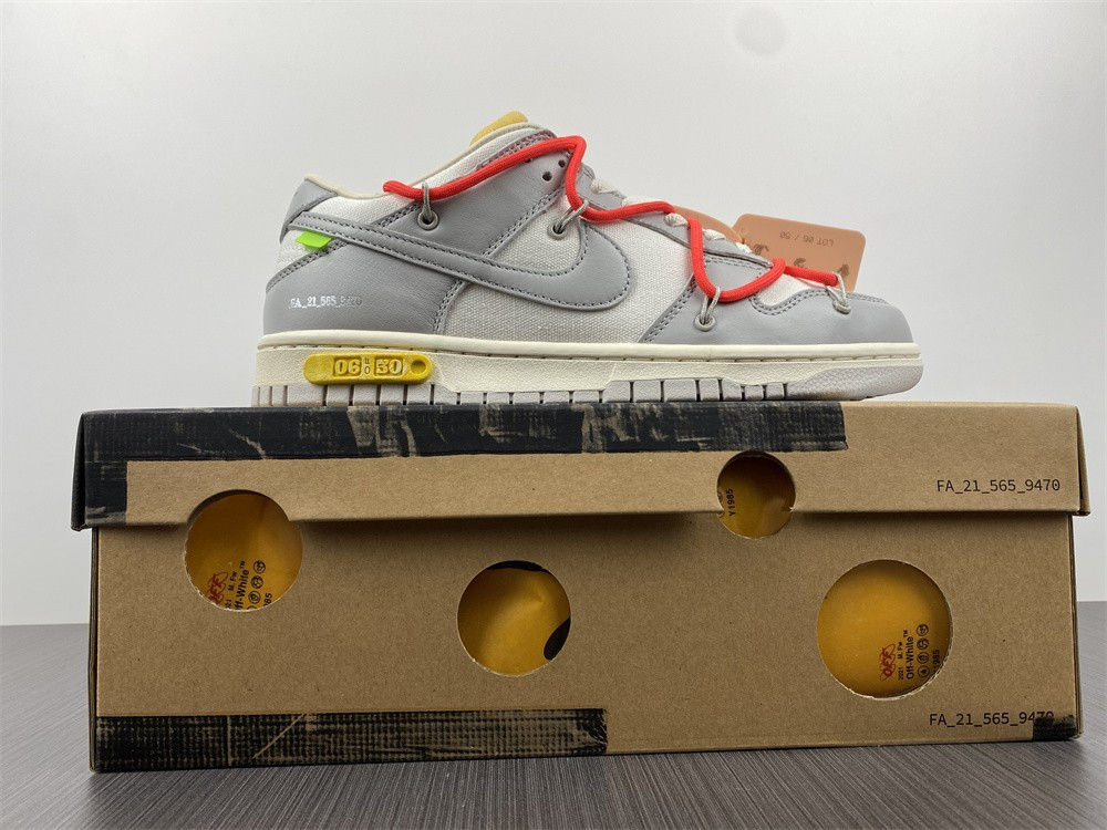 NIKE DUNK LOW OW LOT 6 OF 50 DM1602-110