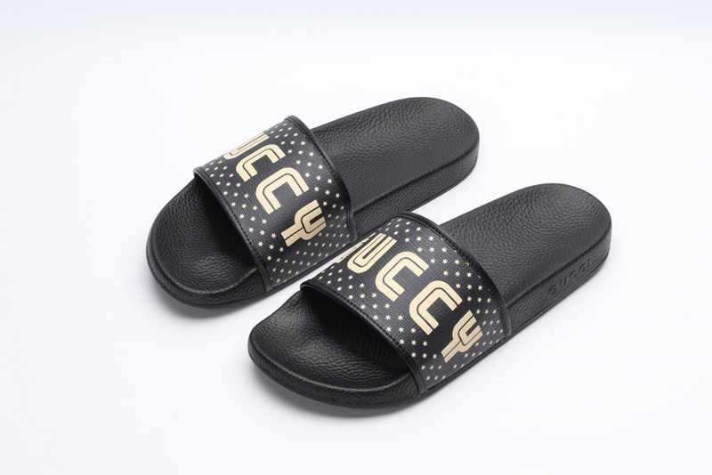 GUC LEATHER SLIDE
