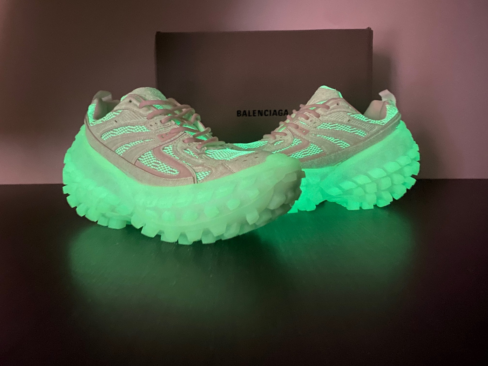 Ba*len*cia*ga bouncer chunky-sole sneakers