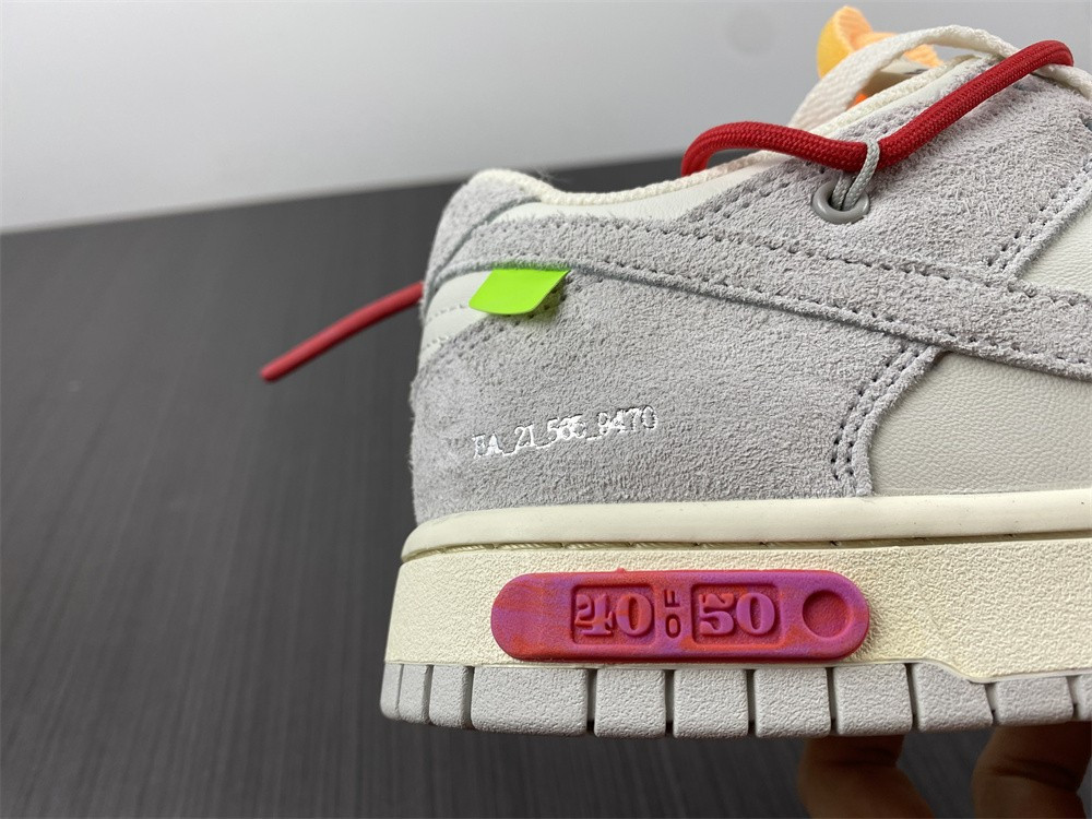 NIKE DUNK LOW OW LOT 40 OF 50 DJ0950-103