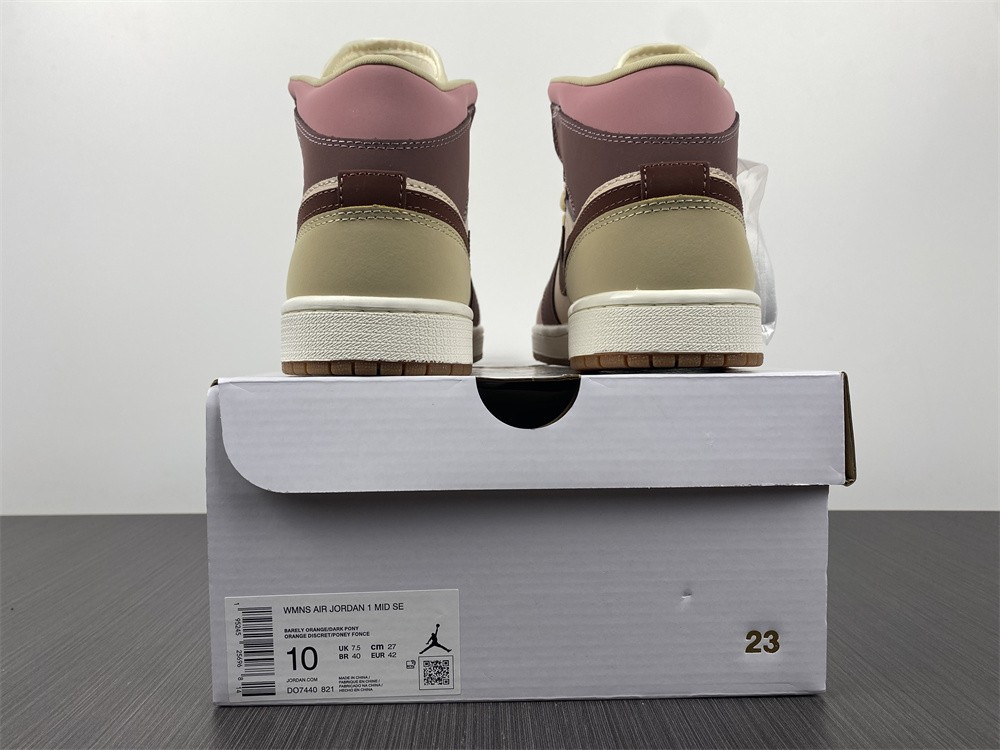 Jordan 1 Mid SE Dark Pony Smoky Mauve (W) DO7440-821