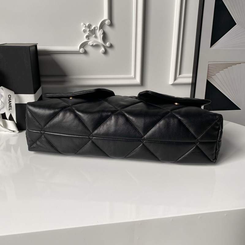 Ch**el shopping bag in shiny lambskin (as5740)