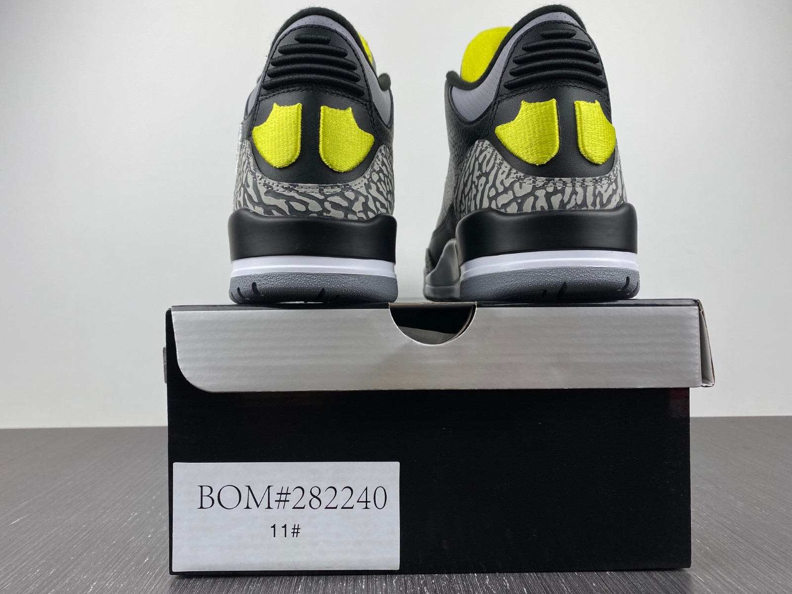 Jordan 3 Retro Oregon Ducks Pit Crew Black HO11-MNJDLS-5