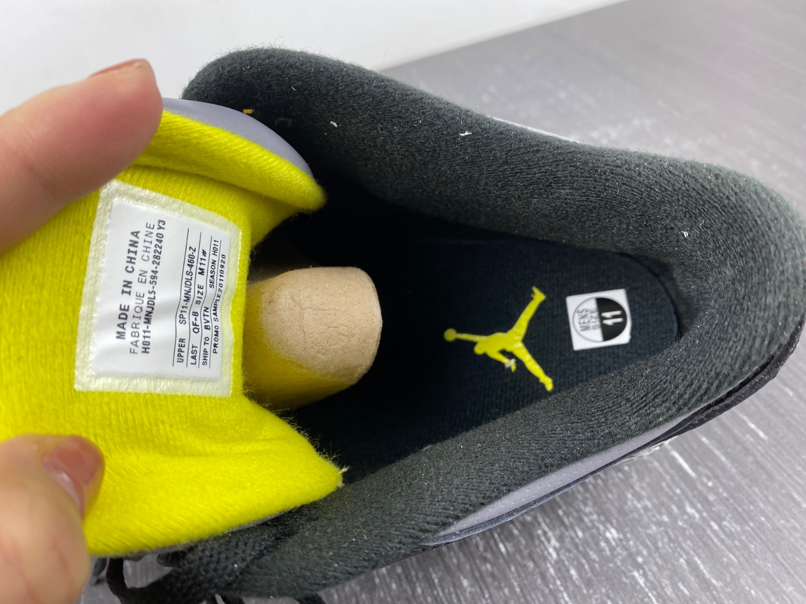 Jordan 3 Retro Oregon Ducks Pit Crew Black HO11-MNJDLS-5