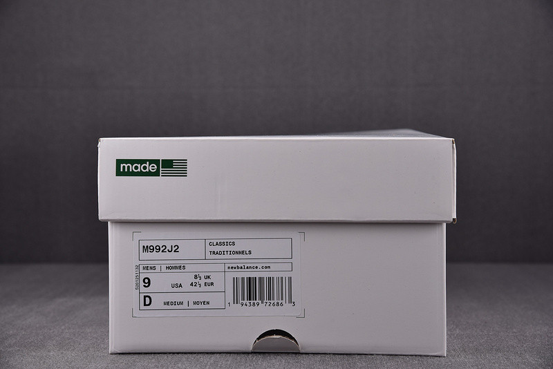 New Balance 992 JJJJound Grey M992J2