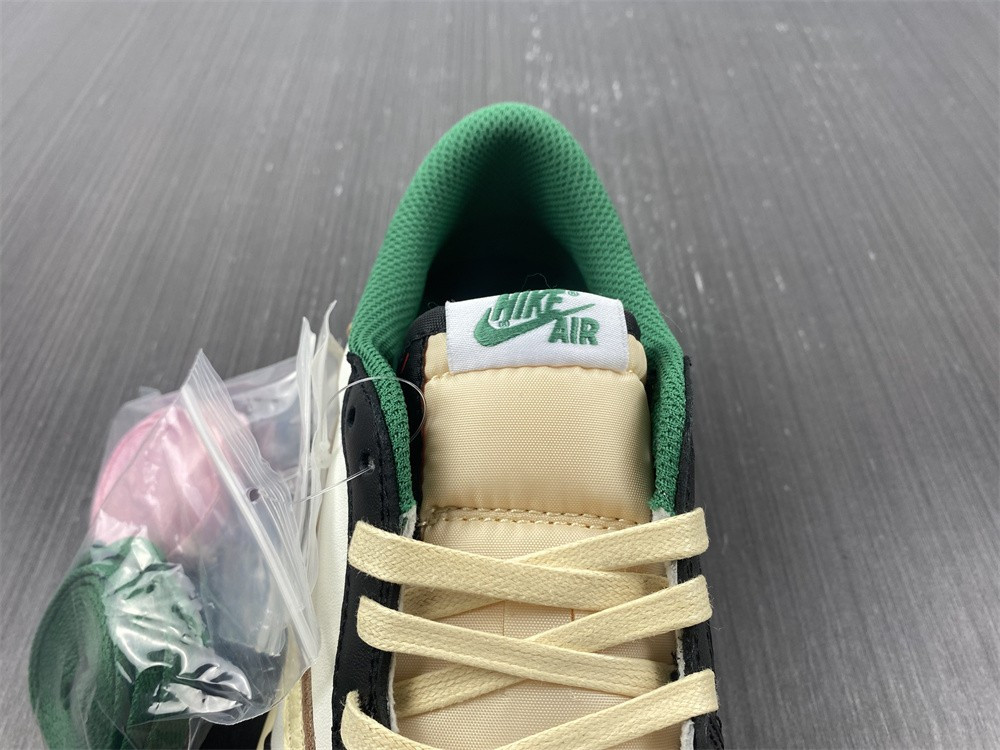 Fragment Design x Travis Scott x Air Jordan 1 Retro Low Green Black White DM7866-128