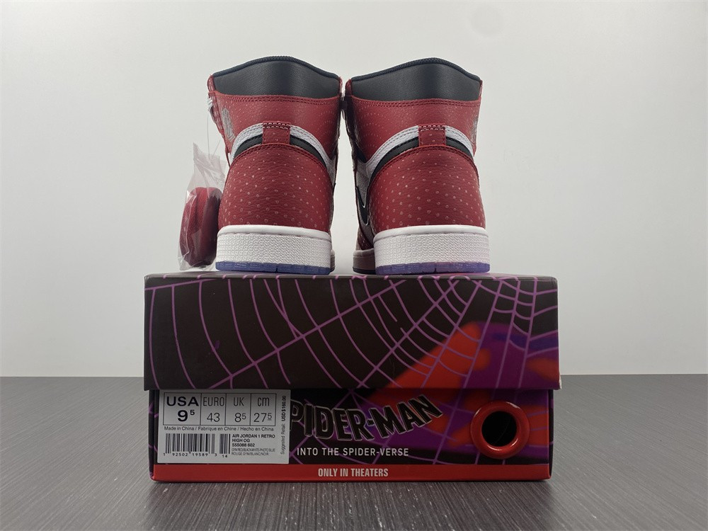 AIR JORDAN 1 ORIGIN STORY SPIDER-VERSE 555088-602