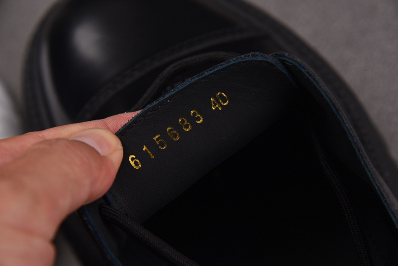 Ba1en*iaga tractor leather loafers in black