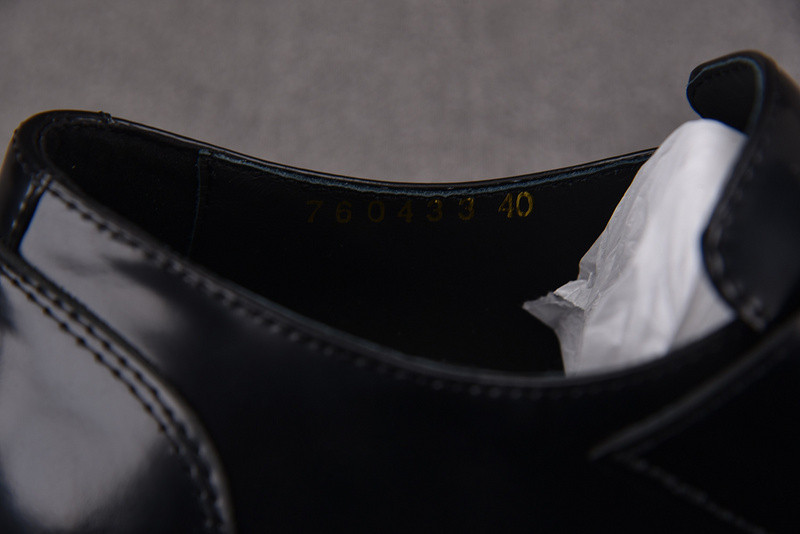 Ba1en*iaga tractor leather loafers in black