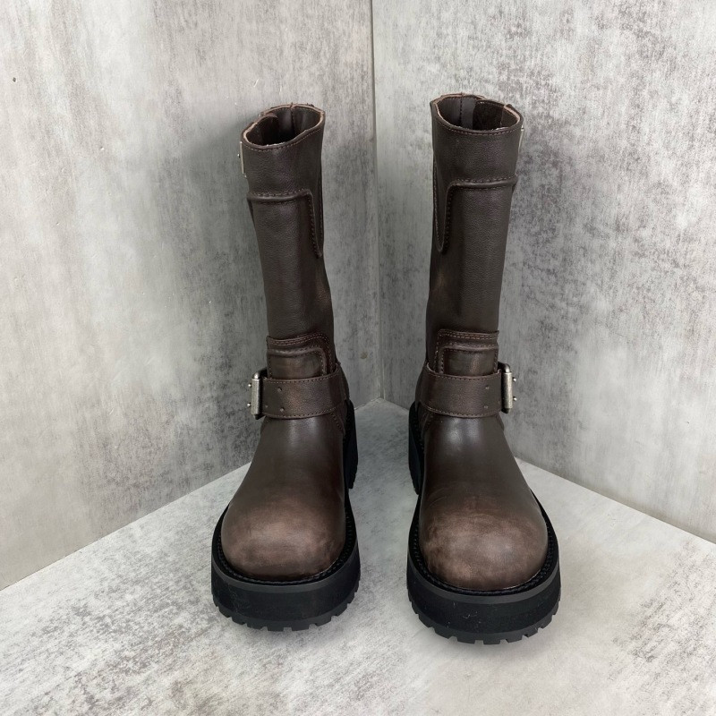 Ba1en*iaga venom leather biker boots