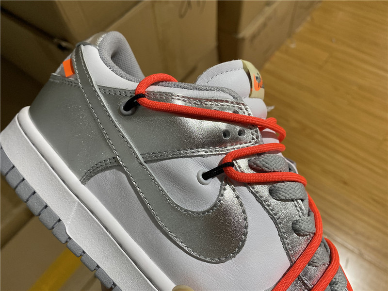 OW X Dunk Low LTHR CT0856-800