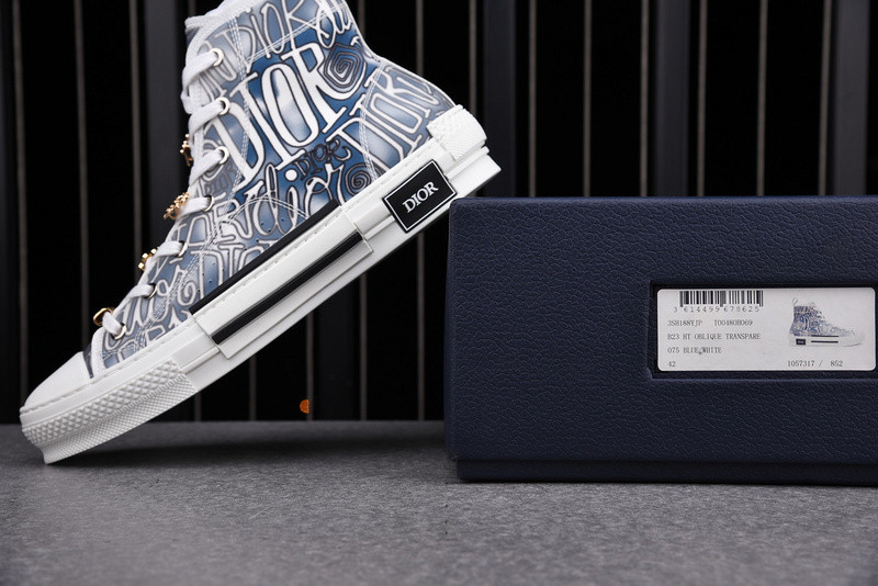 D B23 HIGH-TOP SNEAKERS