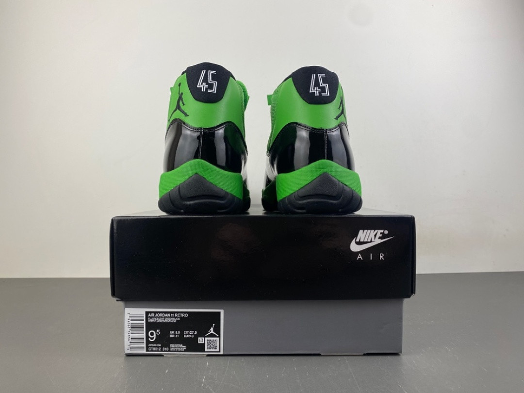 Air Jordan 11 Retro “Green & Black” CT8012-310