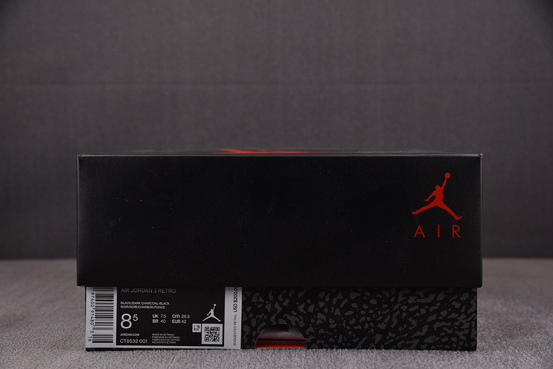 Air Jordan 3 "Black Cat" 2025 CT8532-001