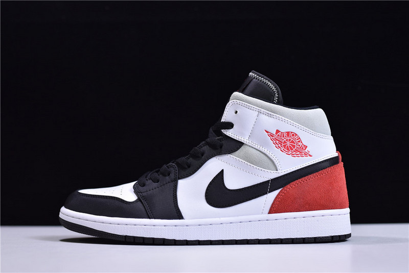 NK Air Jordan 1 Mid SE"Track Red/Union"AJ1 852542-100
