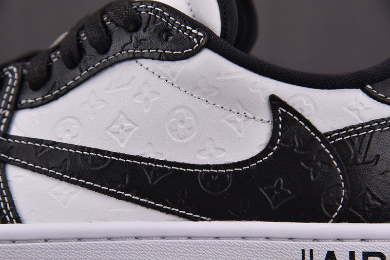 LV x Air Jordan 1 x TS White Black DL2211-001